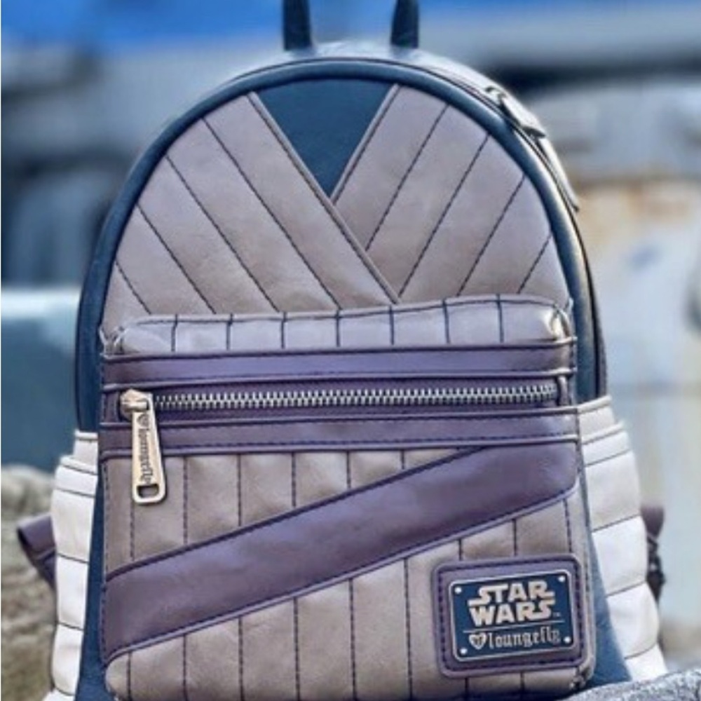 Star Wars Loungefly Gray and Blue Backpack